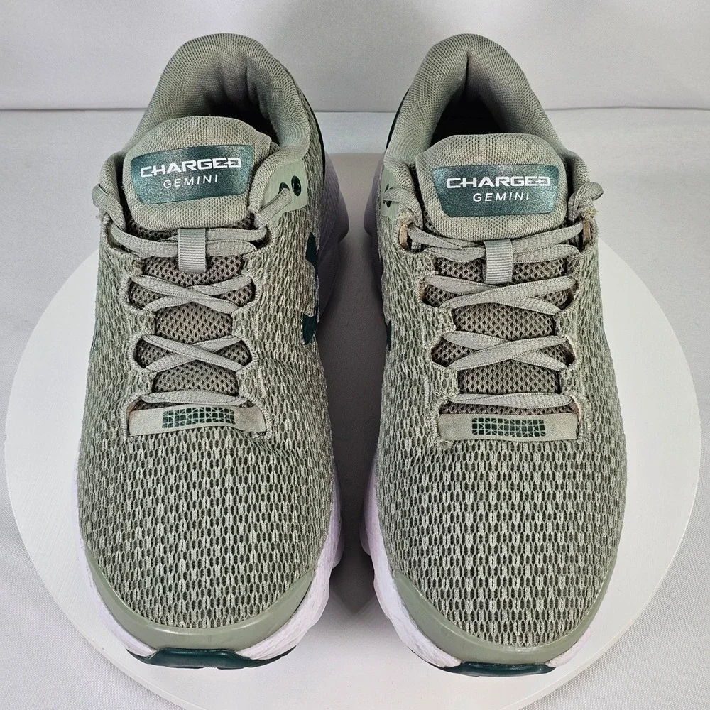 Under Armour Charged Gemini Womens Running Shoes Green 3026500-302 Size 10